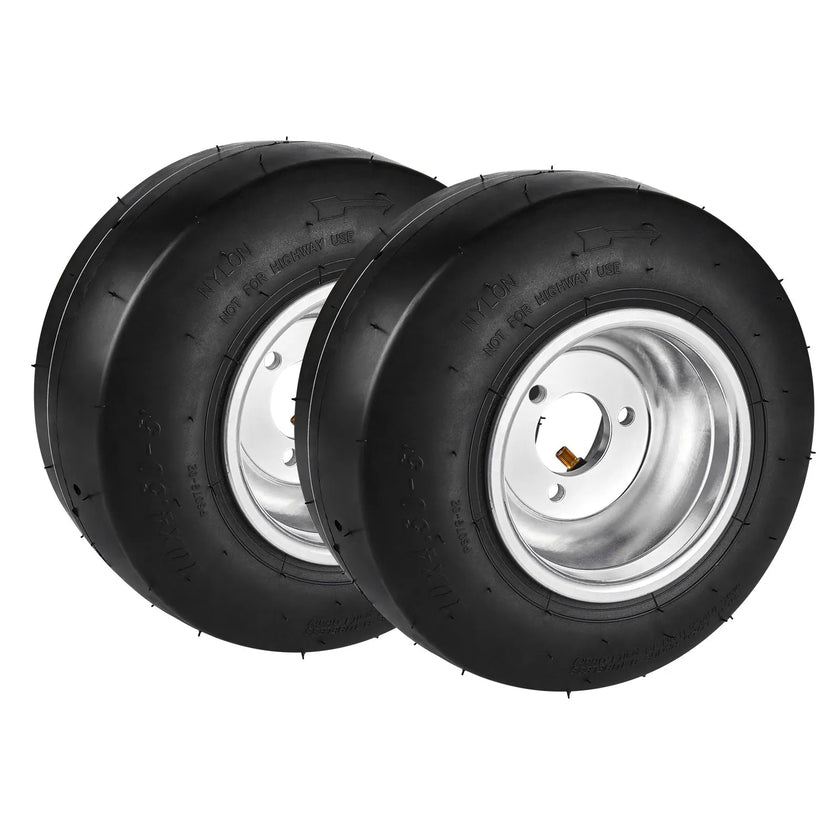 VEVOR Go Kart Tires and Rims, 10x4.5-5