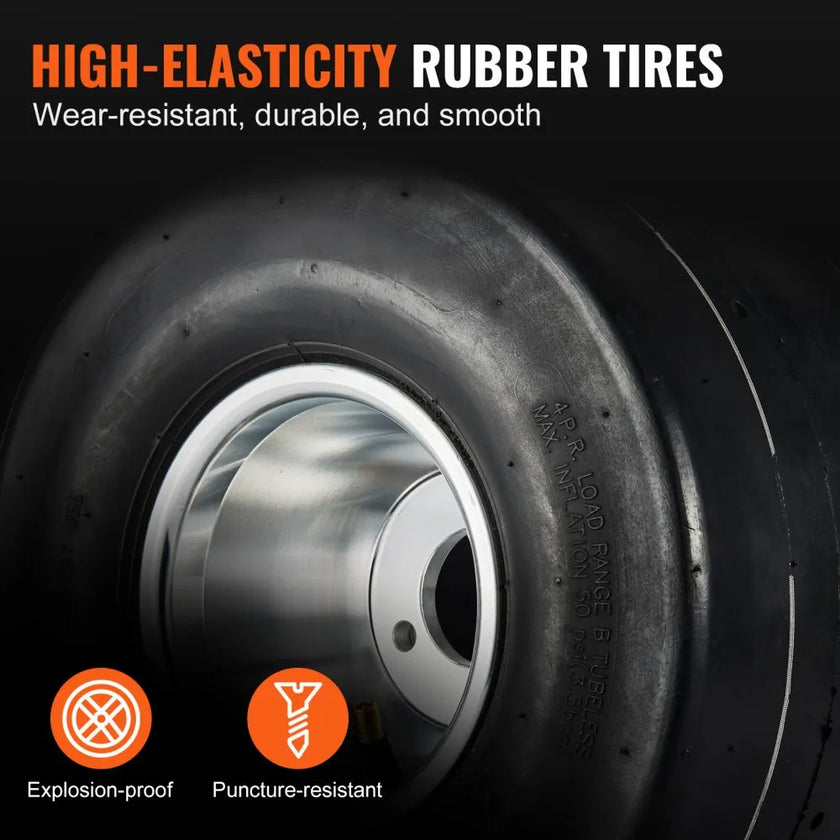 VEVOR Go Kart Tires and Rims, 11x6-5
