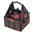 13-Inch Tool Bag with 45 Pockets – Heavy-Duty Open Top Tool Tote with Shoulder Strap