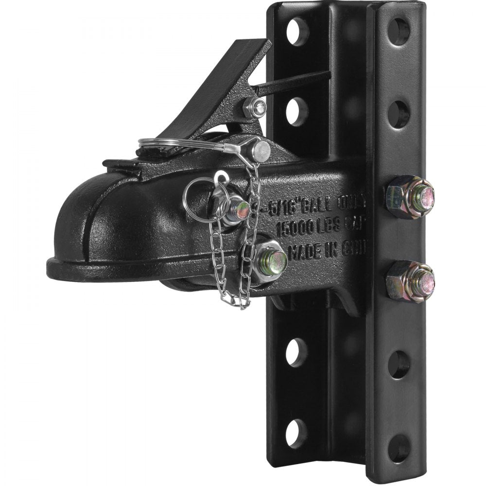 VEVOR Adjustable Trailer Coupler and 5-Position Channel Bracket Kit, 2-5/16