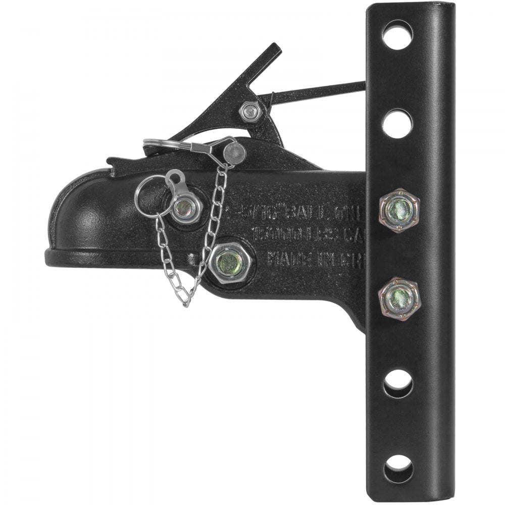 VEVOR Adjustable Trailer Coupler and 5-Position Channel Bracket Kit, 2-5/16