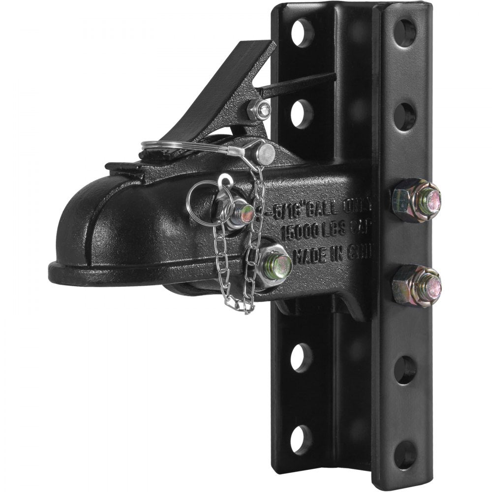 VEVOR Adjustable Trailer Coupler and 5-Position Channel Bracket Kit, 2-5/16