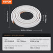 VEVOR 25FT Mini Split Line Set, 1/4
