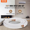 VEVOR 25FT Mini Split Line Set, 3/8