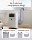 VEVOR Air Conditioner Hose Cover Wrap Portable AC Insulated Exhaust Hose Sleeve