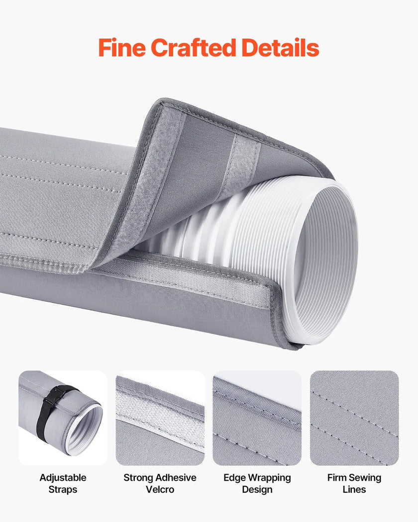 VEVOR Air Conditioner Hose Cover Wrap Portable AC Insulated Exhaust Hose Sleeve