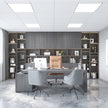 VEVOR 1 Pack 2x4 FT LED Flat Panel Light, 6000LM 50W, Surface Mount LED Drop Ceiling Light Fixture with Adjustable Color Temperature 3500K/4000K/5000K, Ultra Thin for Home Off Tested to UL Standards