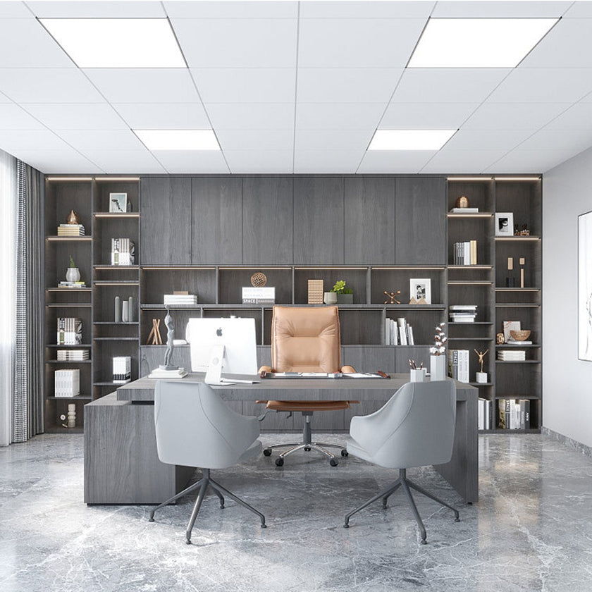 VEVOR 1 Pack 2x4 FT LED Flat Panel Light, 6000LM 50W, Surface Mount LED Drop Ceiling Light Fixture with Adjustable Color Temperature 3500K/4000K/5000K, Ultra Thin for Home Off Tested to UL Standards