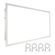 VEVOR 1 Pack 2x4 FT LED Flat Panel Light, 6000LM 50W, Surface Mount LED Drop Ceiling Light Fixture with Adjustable Color Temperature 3500K/4000K/5000K, Ultra Thin for Home Off Tested to UL Standards