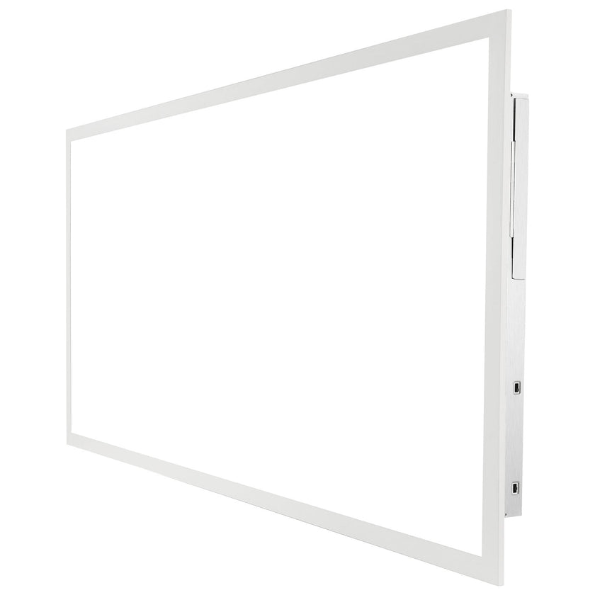 VEVOR 1 Pack 2x4 FT LED Flat Panel Light, 6000LM 50W, Surface Mount LED Drop Ceiling Light Fixture with Adjustable Color Temperature 3500K/4000K/5000K, Ultra Thin for Home Off Tested to UL Standards