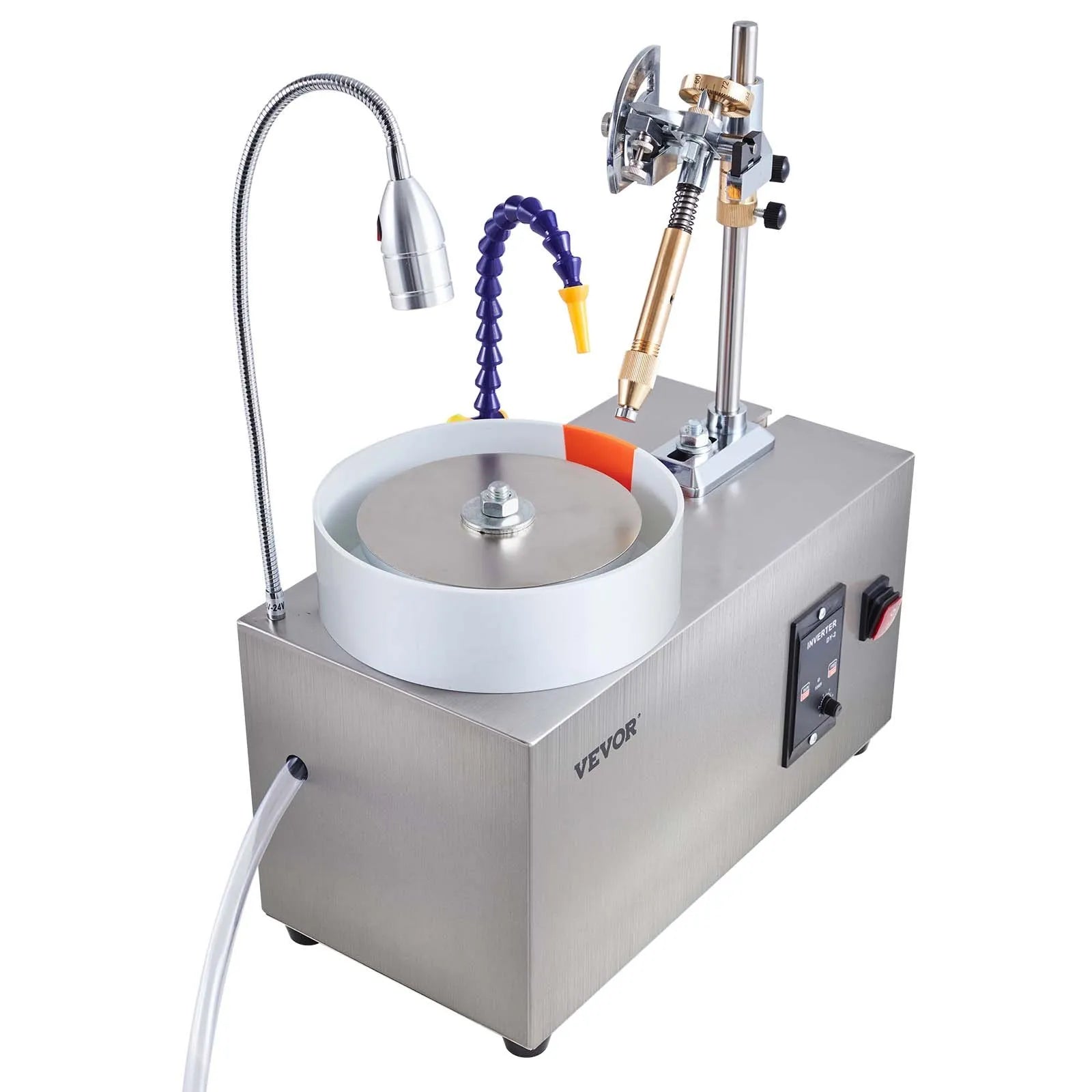 VEVOR Gem Faceting Machine 180W Jade Grinding Polishing 2980RPM Rock Polisher
