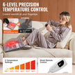 VEVOR Electric Heated Foot Warmer Soft Flannel Foot Heating Pad 21.5