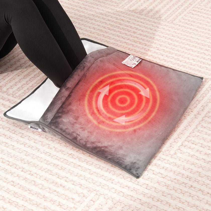 VEVOR Electric Heated Foot Warmer Soft Flannel Foot Heating Pad 21.5