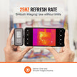 VEVOR Thermal Imaging Camera for Android, 256 x 192 IR Resolution Infrared Thermal Imager with Visual Camera, 25Hz Refresh Rate Thermal Camera for Smartphone/Tablet, -4-1022°F Temperature Range, IP54