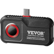 VEVOR Thermal Imaging Camera for Android, 256 x 192 IR Resolution Infrared Thermal Imager with Visual Camera, 25Hz Refresh Rate Thermal Camera for Smartphone/Tablet, -4-1022°F Temperature Range, IP54