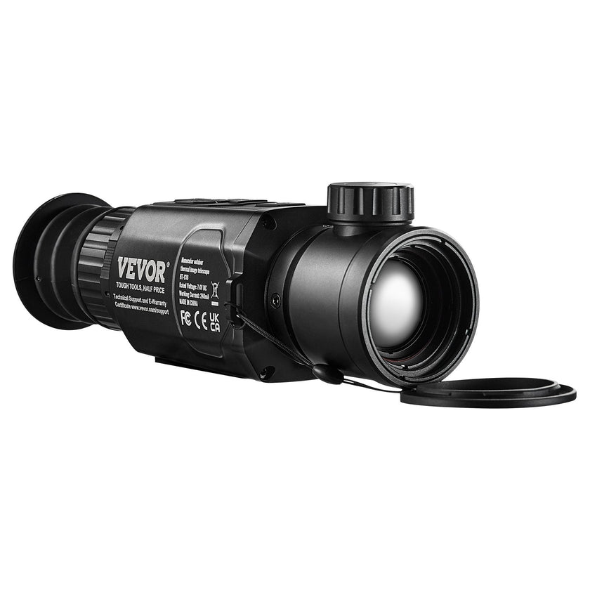 VEVOR Thermal Imager Monocular, 384x288 Resolution Hunting Imaging Telescope, IP54 Waterproof Thermal Camera with 1X -8X Zoom, 0.39