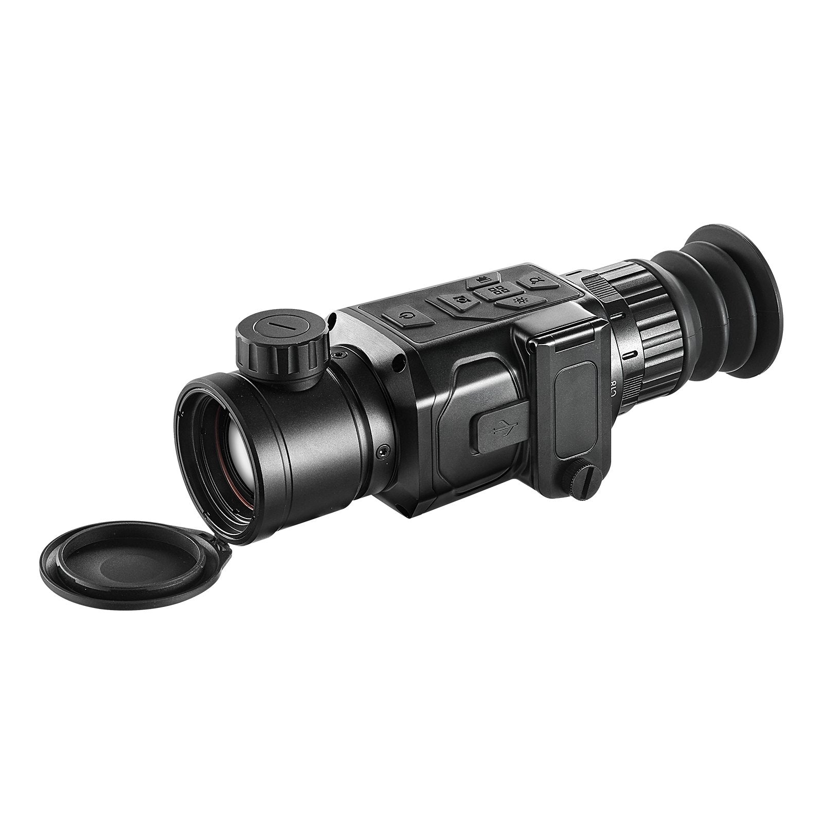 VEVOR Thermal Imager Monocular, 384x288 Resolution Hunting Imaging Telescope, IP54 Waterproof Thermal Camera with 1X -8X Zoom, 0.39