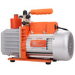 VEVOR 1/3 HP 2 Stage Rotary Vane Vacuum Pump, 5 CFM, 120V Air Conditioning Vacuum Pump, 1/4