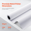VEVOR Wide Format Paper Plotter Paper 4 Rolls 24 in x 150 ft CAD Bond Rolls