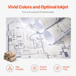 VEVOR Wide Format Paper Plotter Paper 4 Rolls 24 in x 150 ft CAD Bond Rolls