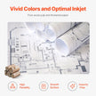 VEVOR Wide Format Paper Plotter Paper 6 Rolls 24 in x 150 ft CAD Bond Rolls