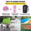 20FT Air Track Inflatable Airtrack Tumbling Gymnastics Floor Mat Training Home
