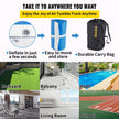 VEVOR 16FT Air Track Inflatable Airtrack Tumbling Gymnastics Mat Yoga Training
