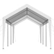 VEVOR Carport Car Canopy 10 x 20 FT Heavy Duty Portable Car Shelter Tent White