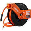 VEVOR Retractable Air Hose Reel 3/8 IN x 50 FT Hybrid Air Hose Max 300 PSI