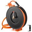 VEVOR Retractable Air Hose Reel 3/8 IN x 50FT Rubber Air Hose Reel Max 300 PSI