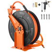 VEVOR Retractable Air Hose Reel 3/8IN x 65FT Hybrid Air Hose with Double Arms
