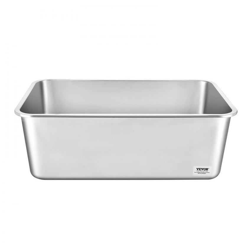 VEVOR 8 in Deep Cat Litter Box Odor-Free Litter Box with Filtering Foot Board