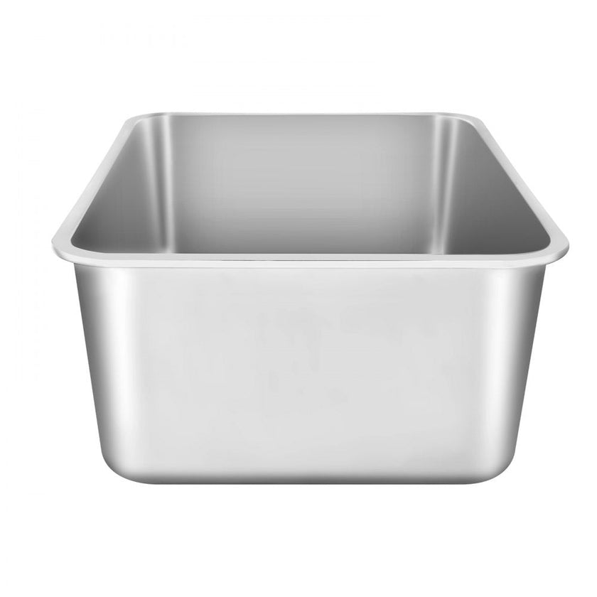 VEVOR 8 in Deep Cat Litter Box Odor-Free Litter Box with Filtering Foot Board