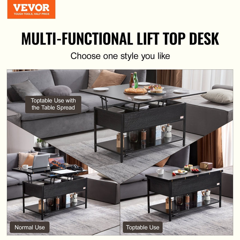 VEVOR Lift Top Coffee Table 39.4