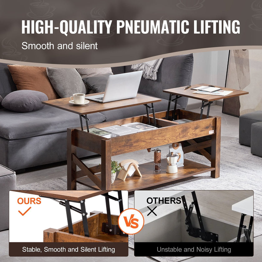 VEVOR Lift Top Coffee Table 47.5