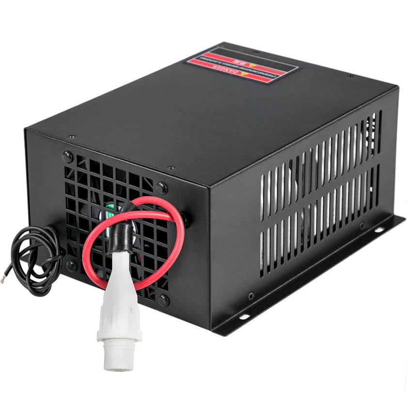 VEVOR Laser Power Supply 100W Co2 Laser Engraver Power Supply Black Laser Tube Power Supply 110V for Laser Cutter Engraving Machine(100W)