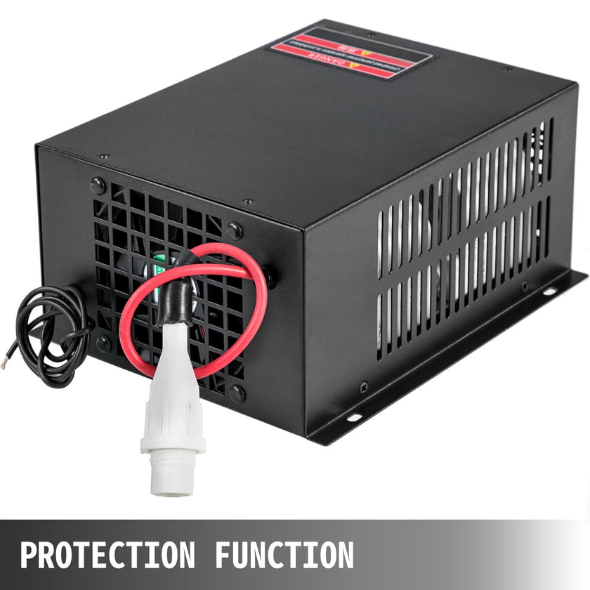 VEVOR Laser Power Supply 100W Co2 Laser Engraver Power Supply Black Laser Tube Power Supply 110V for Laser Cutter Engraving Machine(100W)