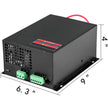 VEVOR Laser Power Supply 100W Co2 Laser Engraver Power Supply Black Laser Tube Power Supply 110V for Laser Cutter Engraving Machine(100W)