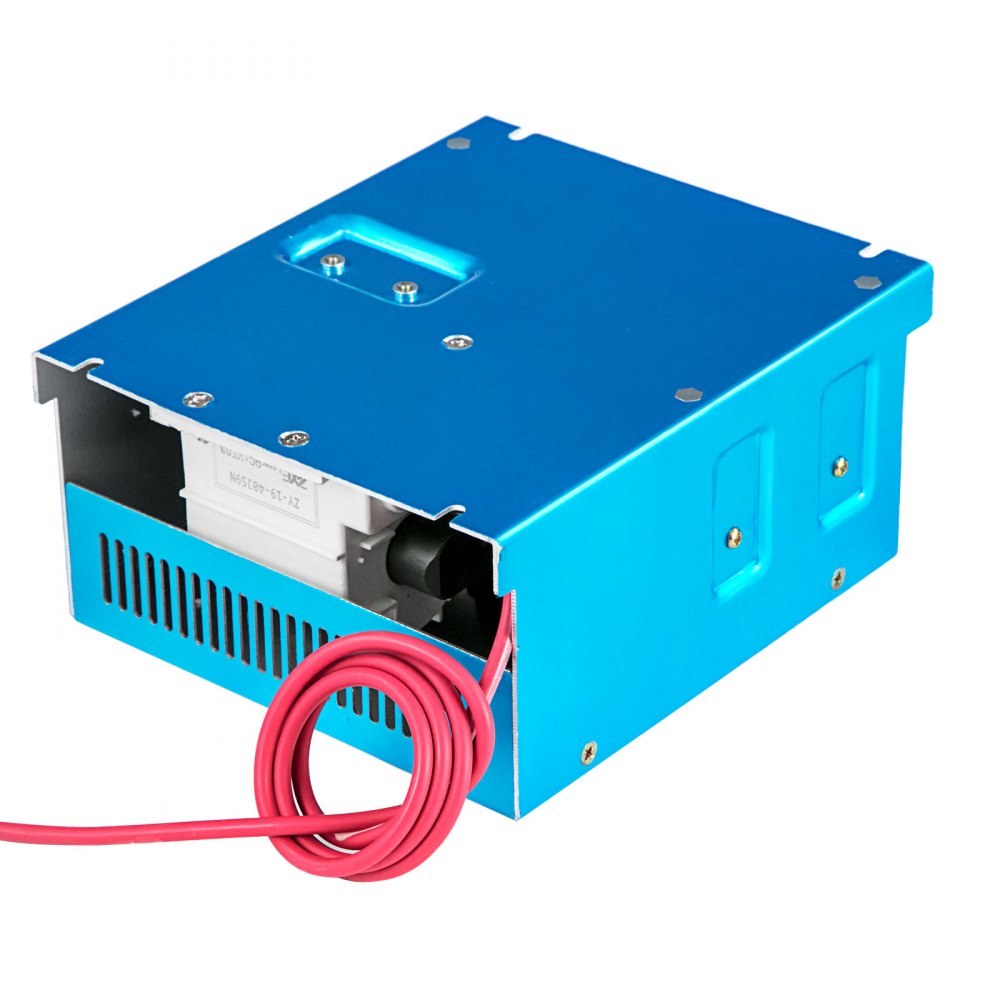 VEVOR Laser Power Supply 40W Co2 Laser Engraver Power Supply Black Laser Tube Power Supply 110V/220V for Laser Cutter Engraving Machine(40W)