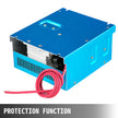 VEVOR Laser Power Supply 40W Co2 Laser Engraver Power Supply Black Laser Tube Power Supply 110V/220V for Laser Cutter Engraving Machine(40W)