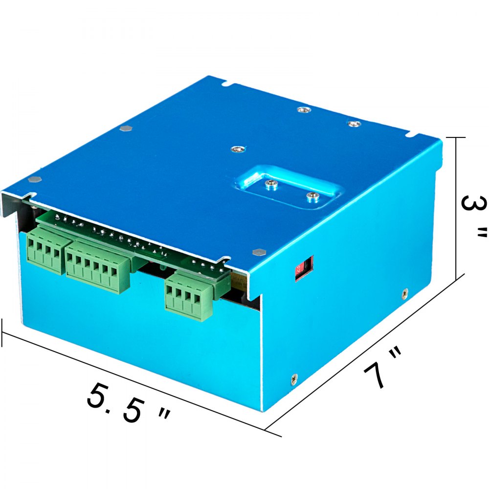 VEVOR Laser Power Supply 50W Co2 Laser Engraver Power Supply 110V/220V Laser Tube Power Supply for Laser Cutter Engraving Machine(50W)
