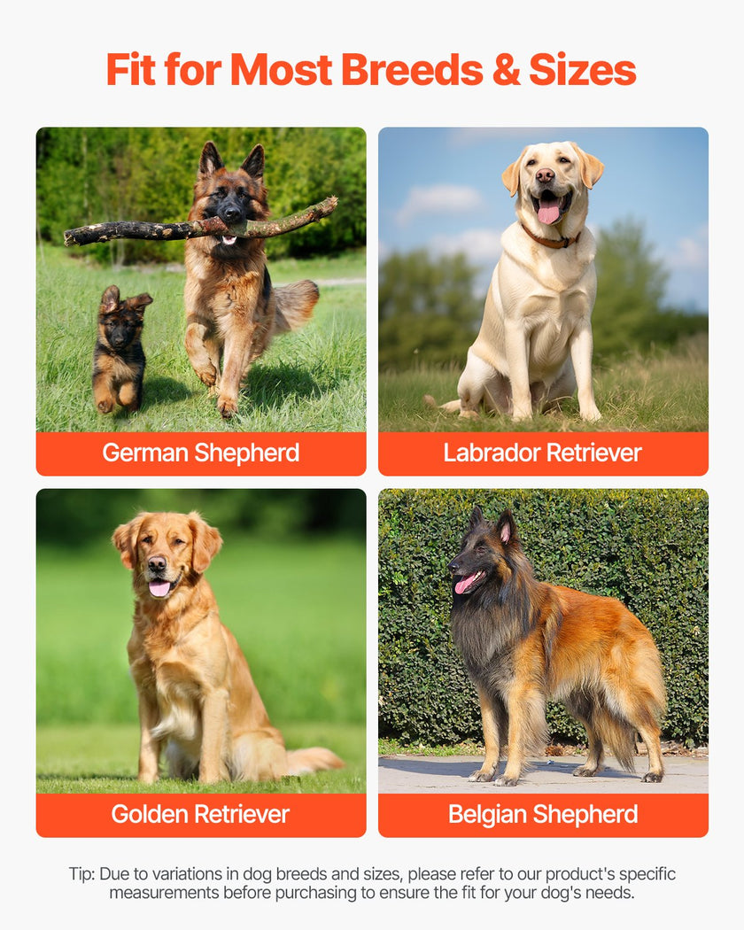 VEVOR Dog Hip Support Brace Pet Hip Dysplasia Brace Harness Joint Pain Relief