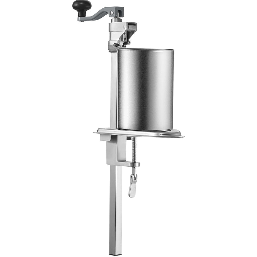 VEVOR Manual Can Opener, Commercial Table Clamp Opener for Large Cans, Heavy Duty Can Opener with Base, Adjustable Height Industrial Jar Opener For Cans Up to 11.8