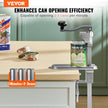 VEVOR Manual Can Opener, Commercial Table Clamp Opener for Large Cans, Heavy Duty Can Opener with Base, Adjustable Height Industrial Jar Opener For Cans Up to 15.7