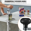 VEVOR Manual Can Opener, Commercial Table Clamp Opener for Large Cans, Heavy Duty Can Opener with Base, Adjustable Height Industrial Jar Opener For Cans Up to 15.7
