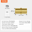 VEVOR Pipe Fittings 3/4