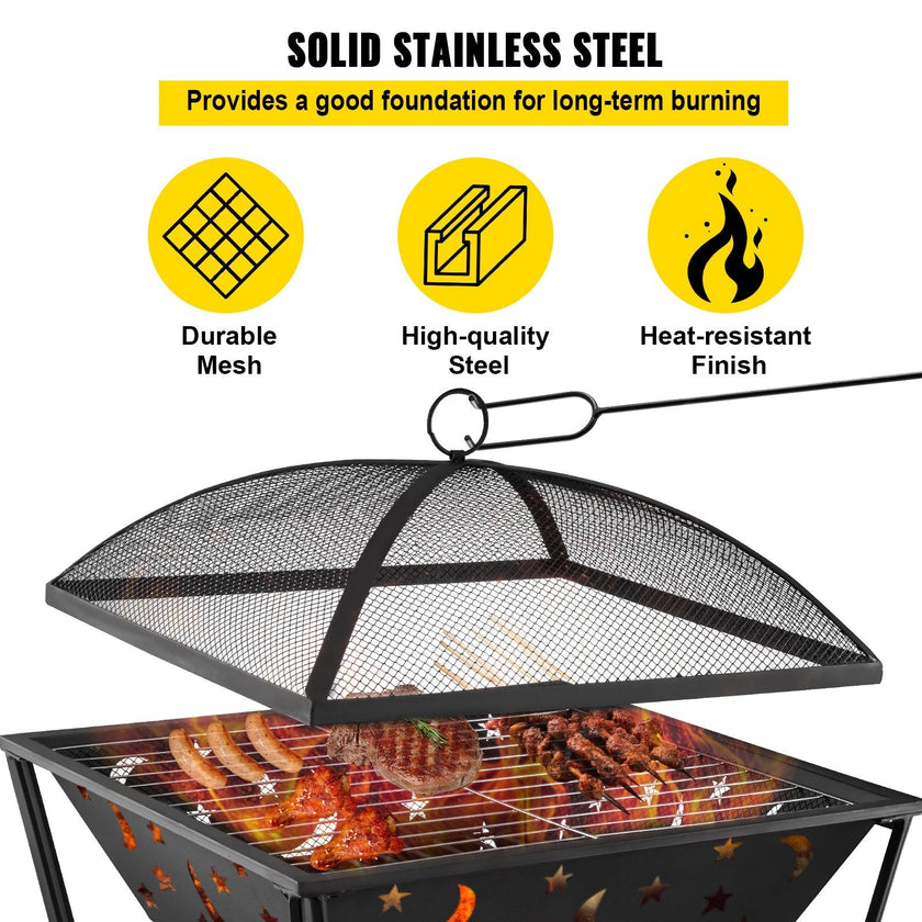 VEVOR BBQ Grill Fire Bowl, 24