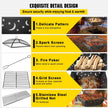 VEVOR BBQ Grill Fire Bowl, 24