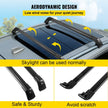 VEVOR Black Roof Rack Compatible with Kia Sorento 2015-2021 Cross Bars Baggage Locking Roof Rail Crossbars Luggage Cargo Ladder Bike Load Roof Cross Bars 2015 2016 2017 2018 2019 2020 2021