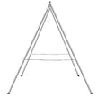 VEVOR Aerial Yoga Frame, 9.67 ft Height Yoga Swing Stand, Max 551.15 lbs Load Chrome-Plated Steel Pipe Inversion Yoga Swing Stand Yoga Rig Yoga Sling Inversion Equipment for Indoor Outdoor Aerial Yoga